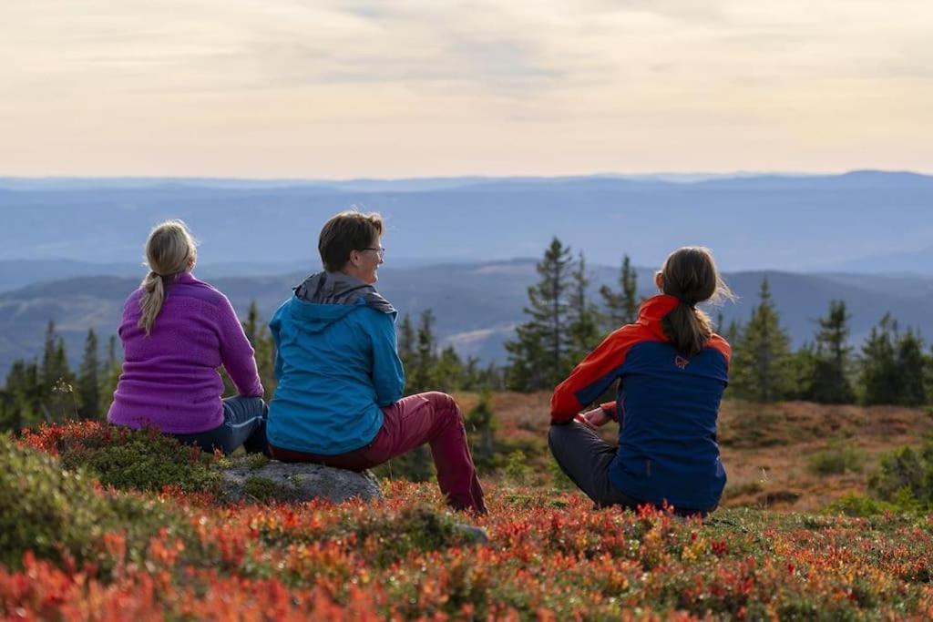 Beautiful Penthouse With Panoramic View At Sjusjoen Lägenhet Exteriör bild