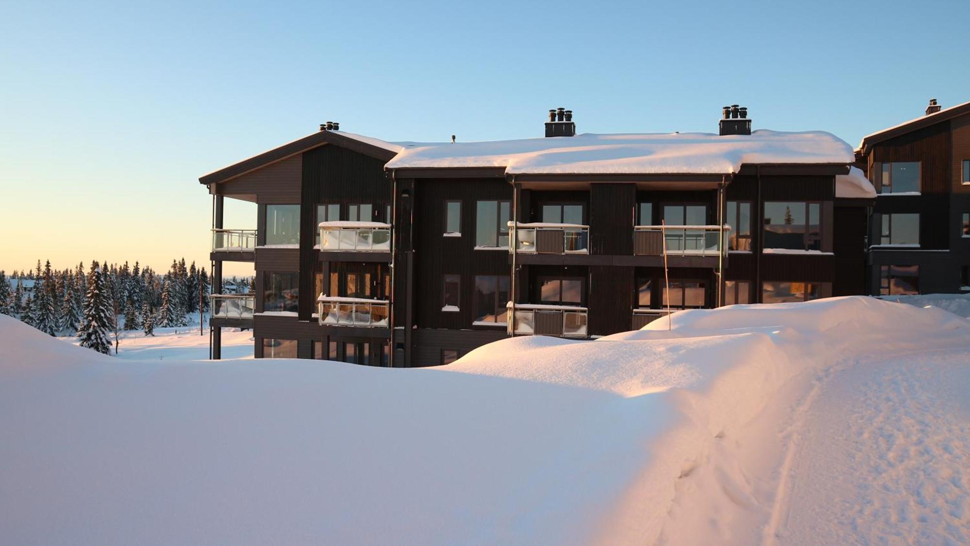 Beautiful Penthouse With Panoramic View At Sjusjoen Lägenhet Exteriör bild