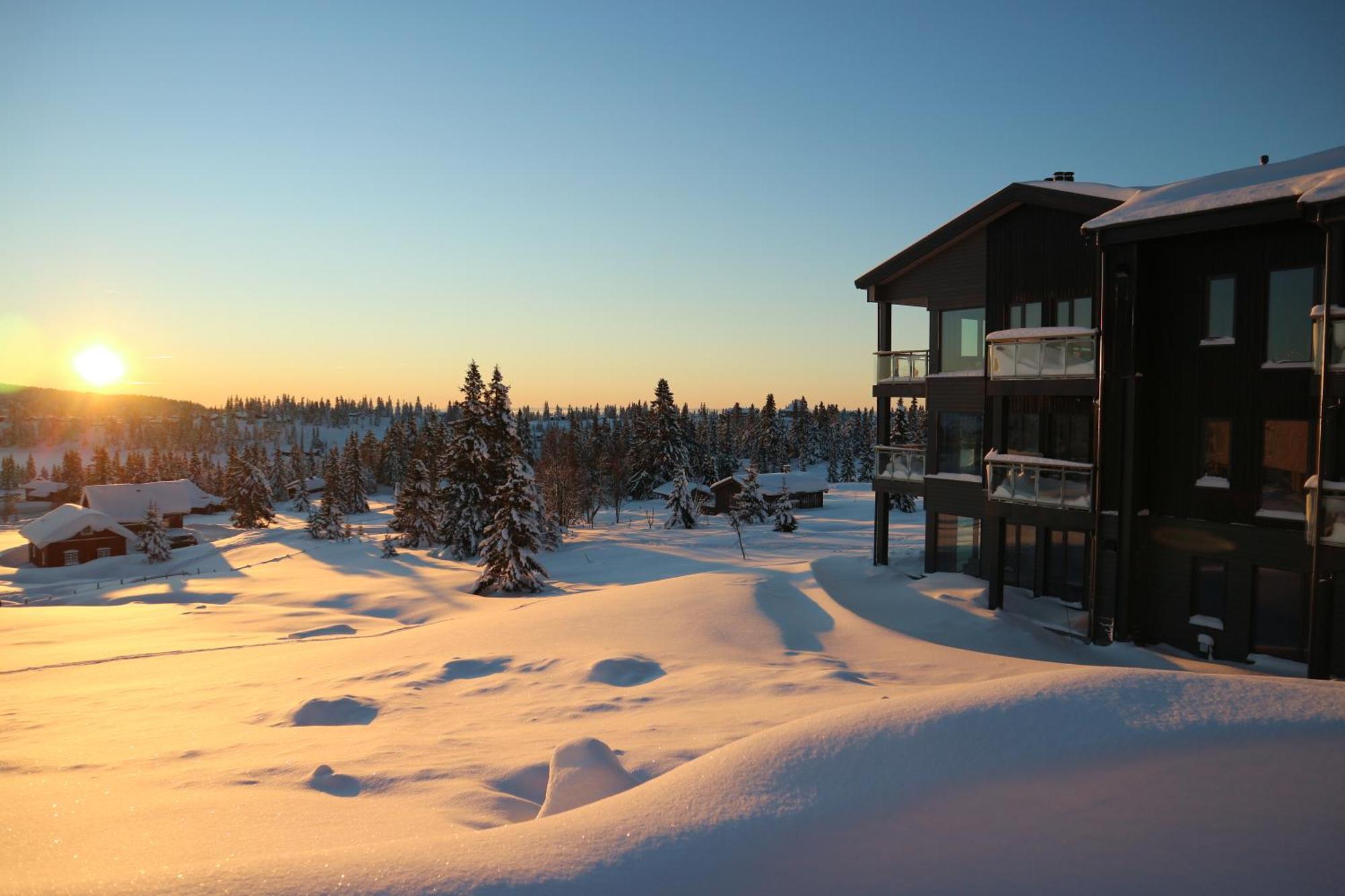 Beautiful Penthouse With Panoramic View At Sjusjoen Lägenhet Exteriör bild