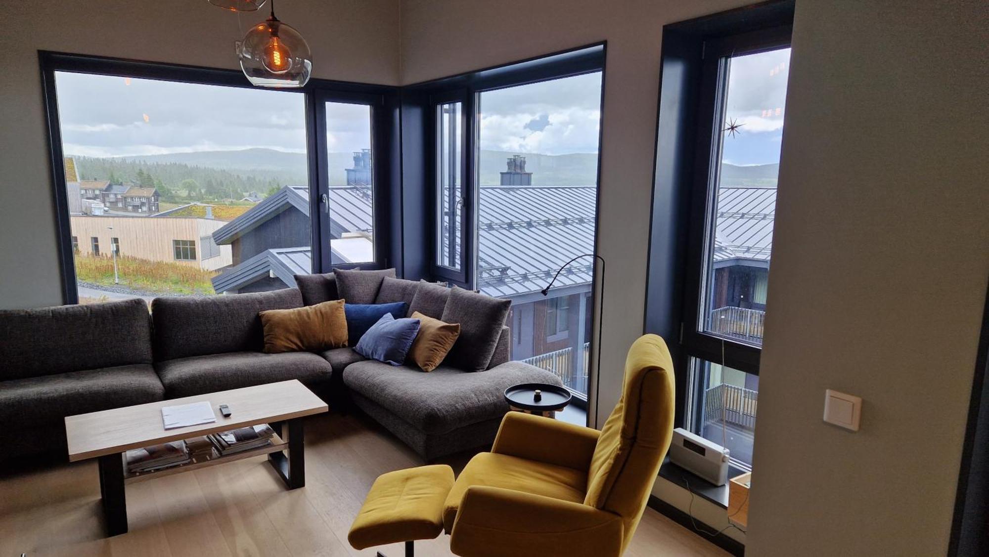 Beautiful Penthouse With Panoramic View At Sjusjoen Lägenhet Exteriör bild